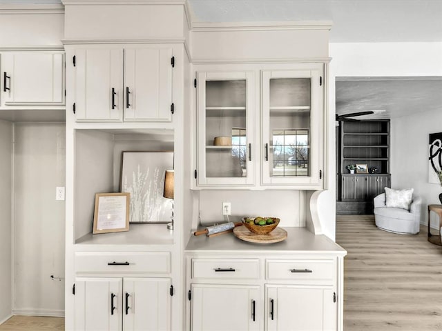 interior details featuring baseboards and wood finished floors