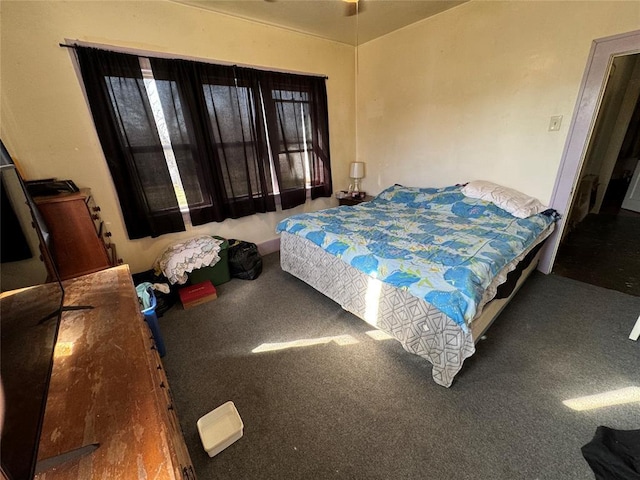 bedroom featuring carpet flooring