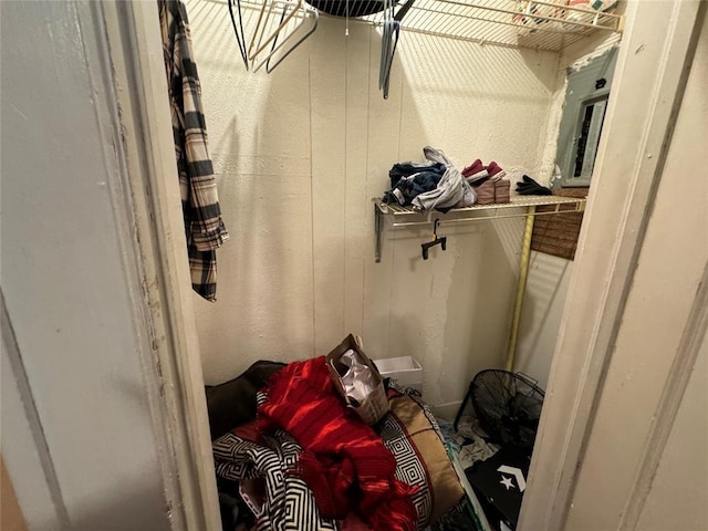 view of storage room