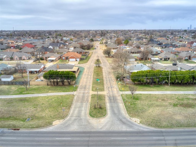 drone / aerial view featuring a residential view