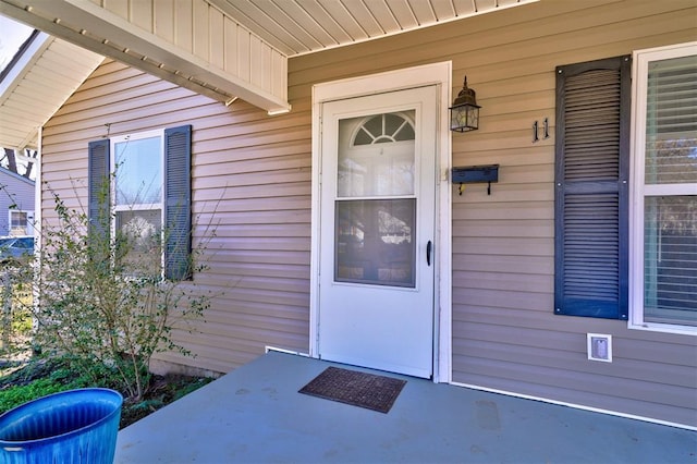 view of property entrance