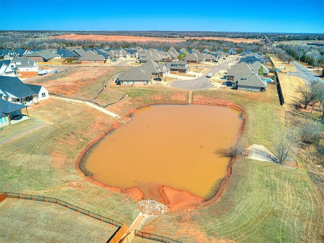 aerial view featuring a residential view