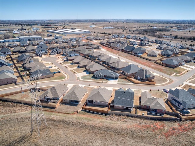 drone / aerial view featuring a residential view