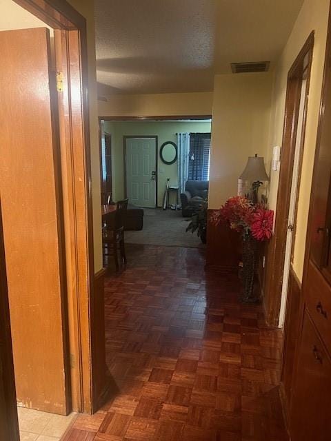 hall with visible vents