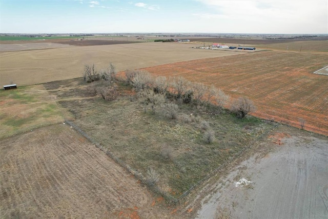 drone / aerial view featuring a rural view