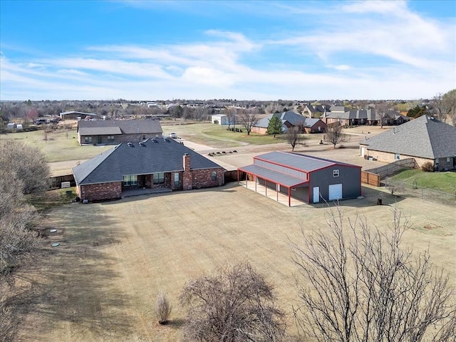 drone / aerial view featuring a residential view