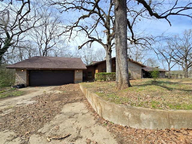 view of front of house featuring stone siding