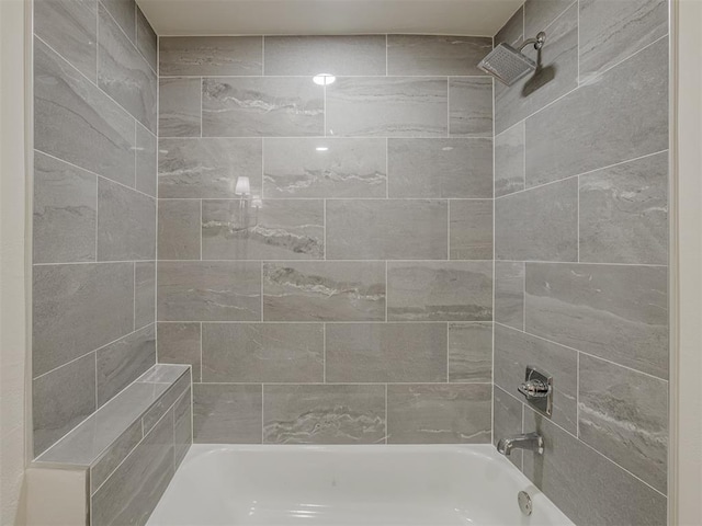 full bath with shower / bathing tub combination