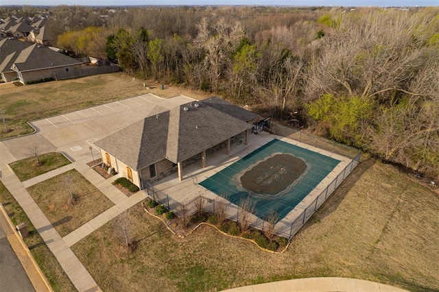 drone / aerial view