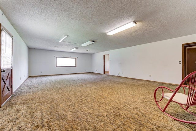 4801 Del Crest Dr, Del City, OK 73115 - empty room featuring carpet floors and a textured ceiling