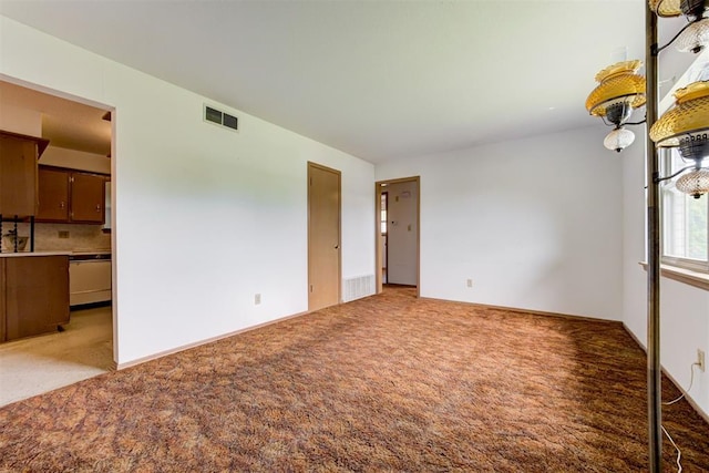 4801 Del Crest Dr, Del City, OK 73115 - empty room featuring light carpet