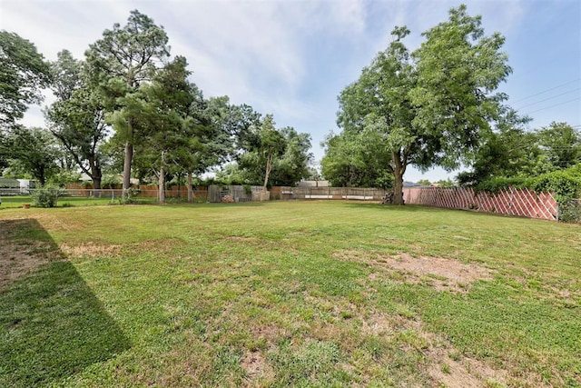 4801 Del Crest Dr, Del City, OK 73115 - view of fenced yard