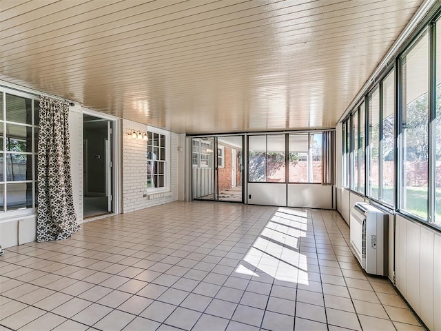 5700 N Billen Ave, Oklahoma City, OK 73112 - unfurnished sunroom featuring heating unit