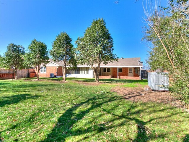 5700 N Billen Ave, Oklahoma City, OK 73112 - view of yard with fence