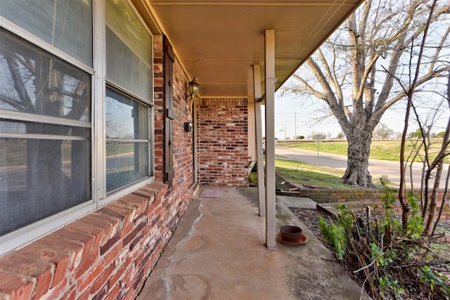 view of patio / terrace featuring a porch