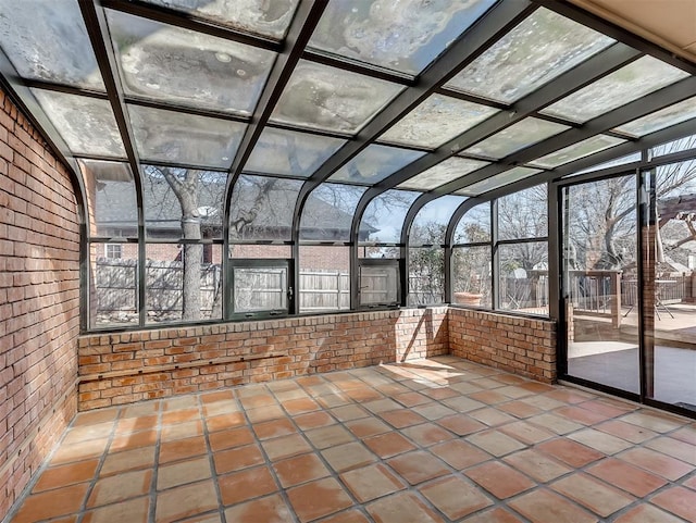 2809 Red Fern, Edmond, OK 73034 - view of unfurnished sunroom