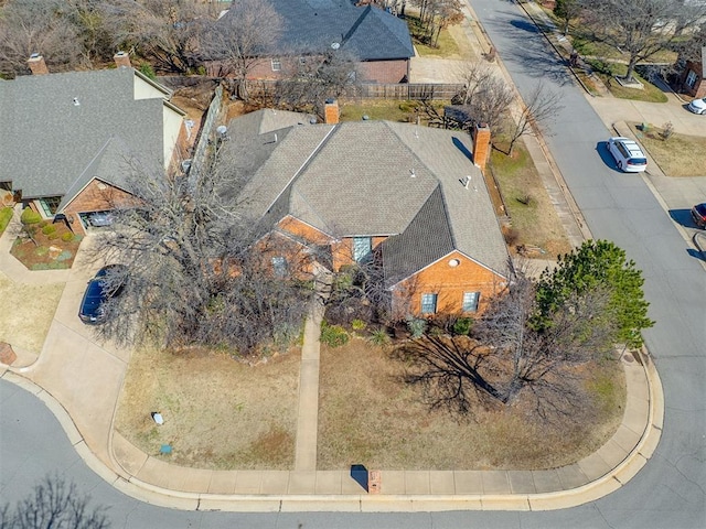 2809 Red Fern, Edmond, OK 73034 - aerial view of property and surrounding area