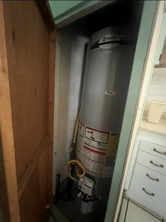 utilities with gas water heater