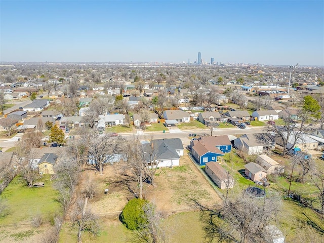 drone / aerial view featuring a residential view