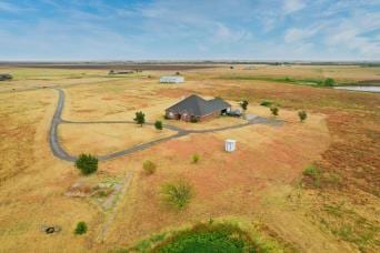 3927 SW Burk Rd, Lawton, OK 73505 - aerial view featuring a rural view