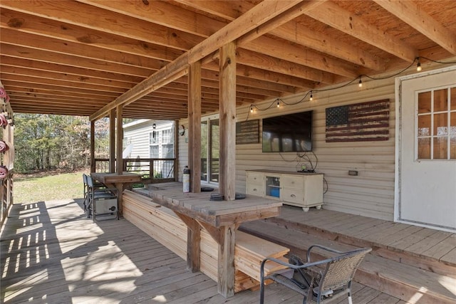 view of deck