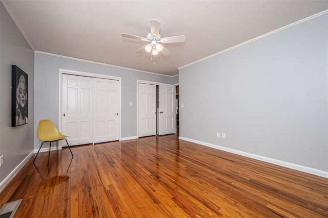 3316 NW 60th, Oklahoma City, OK 73112 - unfurnished bedroom featuring two closets, baseboards, and visible vents