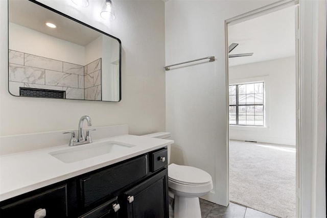 1721 NW 35th St, Oklahoma City, OK 73118 - bathroom with toilet and vanity