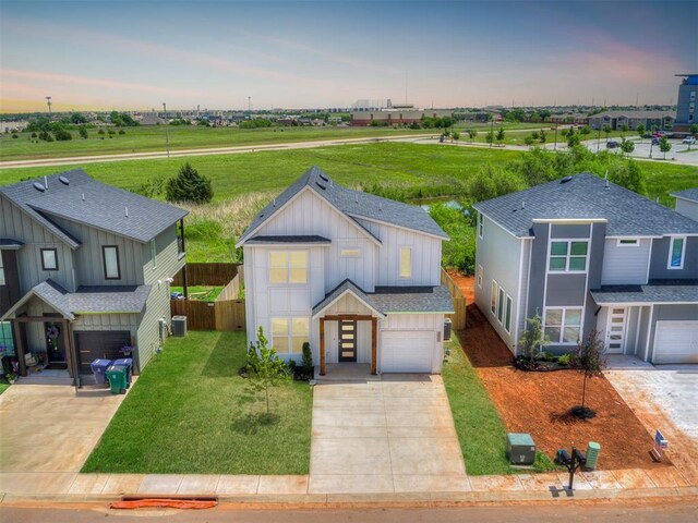 13112 Maplewood Ave, Oklahoma City, OK 73120 - view of aerial view at dusk