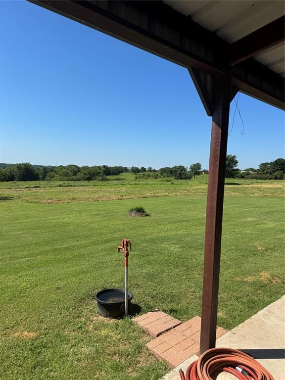 23393 Western Ave, Washington, OK 73093 - view of green lawn with a view of rural / pastoral area