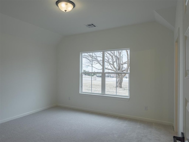 2292 NW 34th St, Newcastle, OK 73065 - bonus room with vaulted ceiling, light carpet, and baseboards