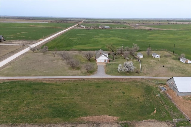 13225 E 740th Rd, Kingfisher, OK 73750 - drone / aerial view featuring a rural view