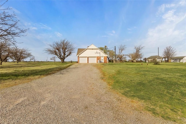 13225 E 740th Rd, Kingfisher, OK 73750 - view of road featuring gravel driveway
