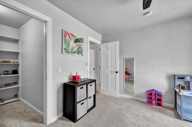 2008 Powderhorn, Edmond, OK 73034 - game room featuring baseboards and carpet flooring