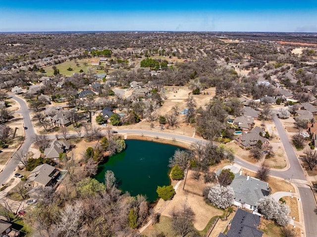 2008 Powderhorn, Edmond, OK 73034 - bird's eye view featuring a residential view and a water view