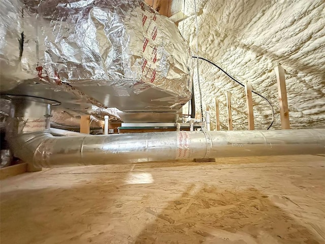 311 N 7th St, Sayre, OK 73662 - view of unfinished attic