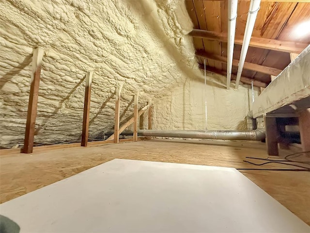 311 N 7th St, Sayre, OK 73662 - view of unfinished attic