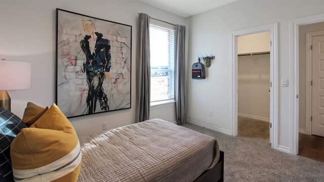 5412 Windstone Ln, Norman, OK 73072 - bedroom with carpet flooring, a spacious closet, and a closet