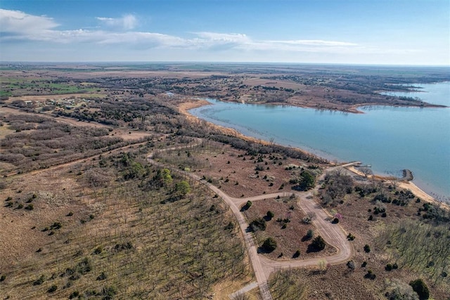 9872 N 2121st Pl, Butler, OK 73625 - view of property location with a large body of water