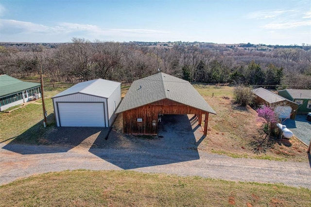 9872 N 2121st Pl, Butler, OK 73625 - drone / aerial view of a heavily wooded area