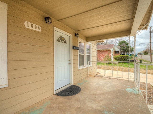 1604 NE Euclid St, Oklahoma City, OK 73117 - entrance to property featuring covered porch