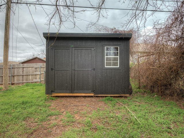 1604 NE Euclid St, Oklahoma City, OK 73117 - view of shed with fence