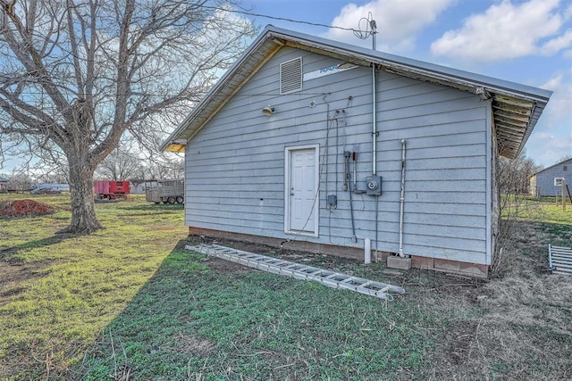 view of outbuilding