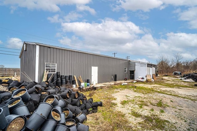 1333 W 1st St, Wewoka, OK 74884 - view of pole building