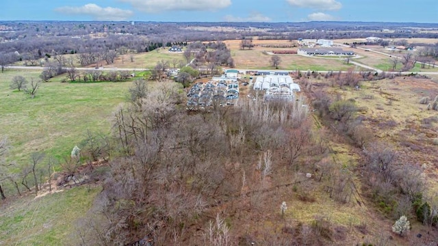 1333 W 1st St, Wewoka, OK 74884 - birds eye view of property with a rural view