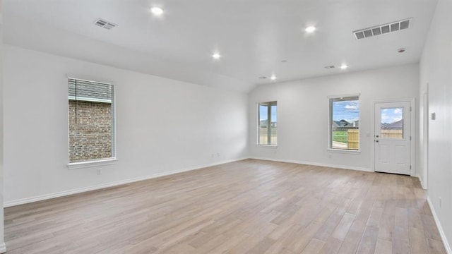 5502 Windstone Ln, Norman, OK 73072 - unfurnished room featuring light wood finished floors and recessed lighting