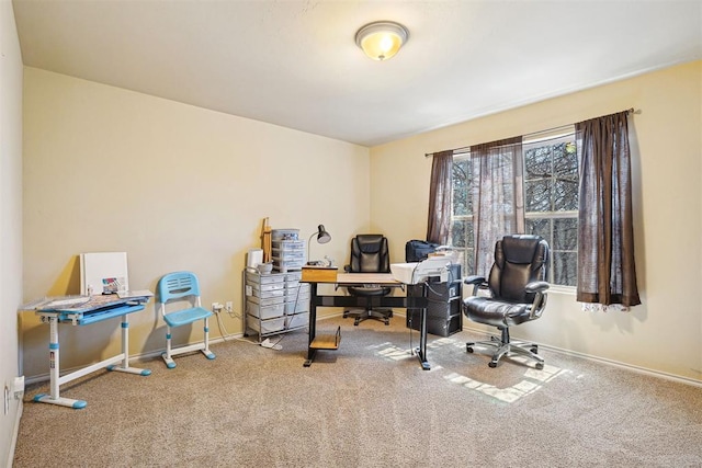 18761 Council Ave, Lindsay, OK 73052 - office space featuring carpet flooring and baseboards