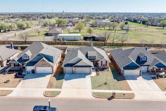 1624 NE 32nd St, Moore, OK 73160 - aerial perspective of suburban area