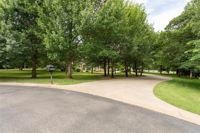 1514 Duxsford Ct, Edmond, OK 73034 - view of home's community featuring a yard and curved driveway