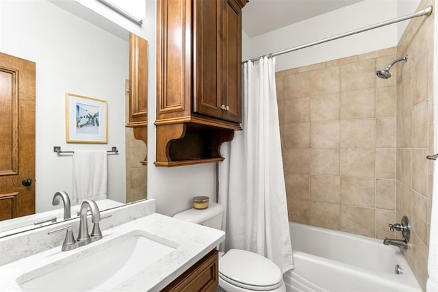 1514 Duxsford Ct, Edmond, OK 73034 - bathroom with vanity and shower / bath combination with curtain