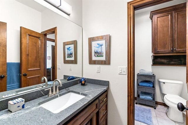 1514 Duxsford Ct, Edmond, OK 73034 - bathroom featuring vanity and tile patterned floors